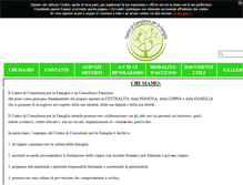 Tablet Screenshot of centroconsulenzafamigliarho.it